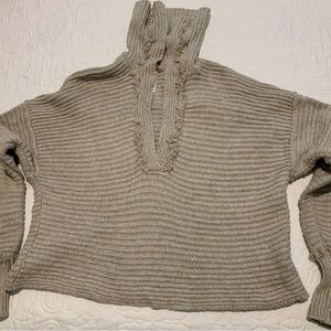 Free People Sweater XS Taupe